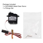 JX Servo DHV56MG DS Coreless digitale 1.2kg 0,10sec in metallo ingranaggio HV 5.6g Servo RC auto Robot aereo Drone RC modello